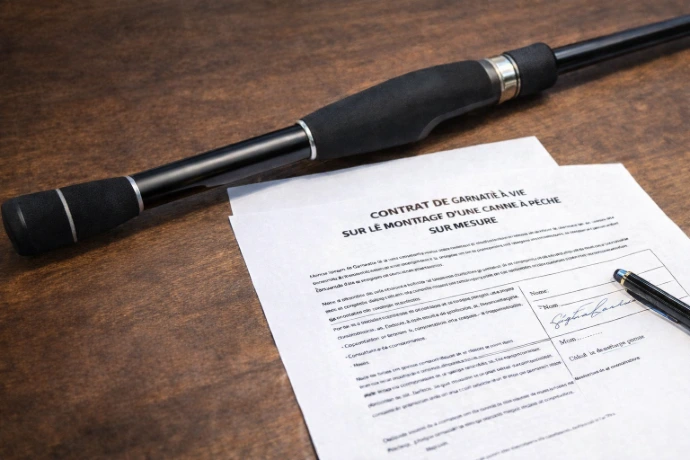 canne à pêche garantie à vie