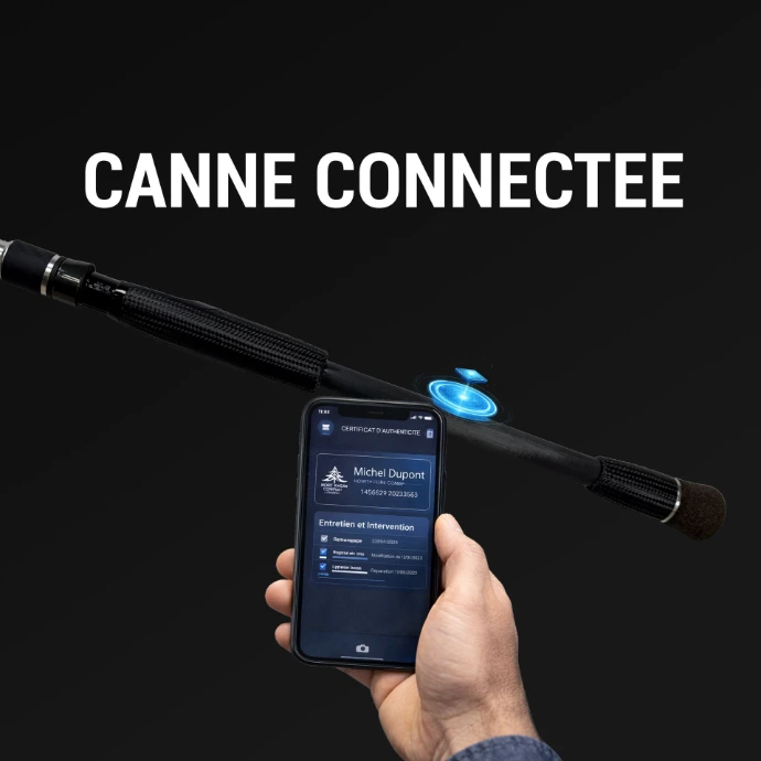 Canne à pêche connectée