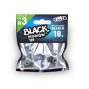 Têtes Plombées Black Minnow Taille N°3 120mm 18g PACK