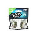 Têtes Plombées Black Minnow Taille N°3 120mm 37g PACK