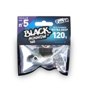 Têtes Plombées Black Minnow Taille N°5 160mm 120g PACK