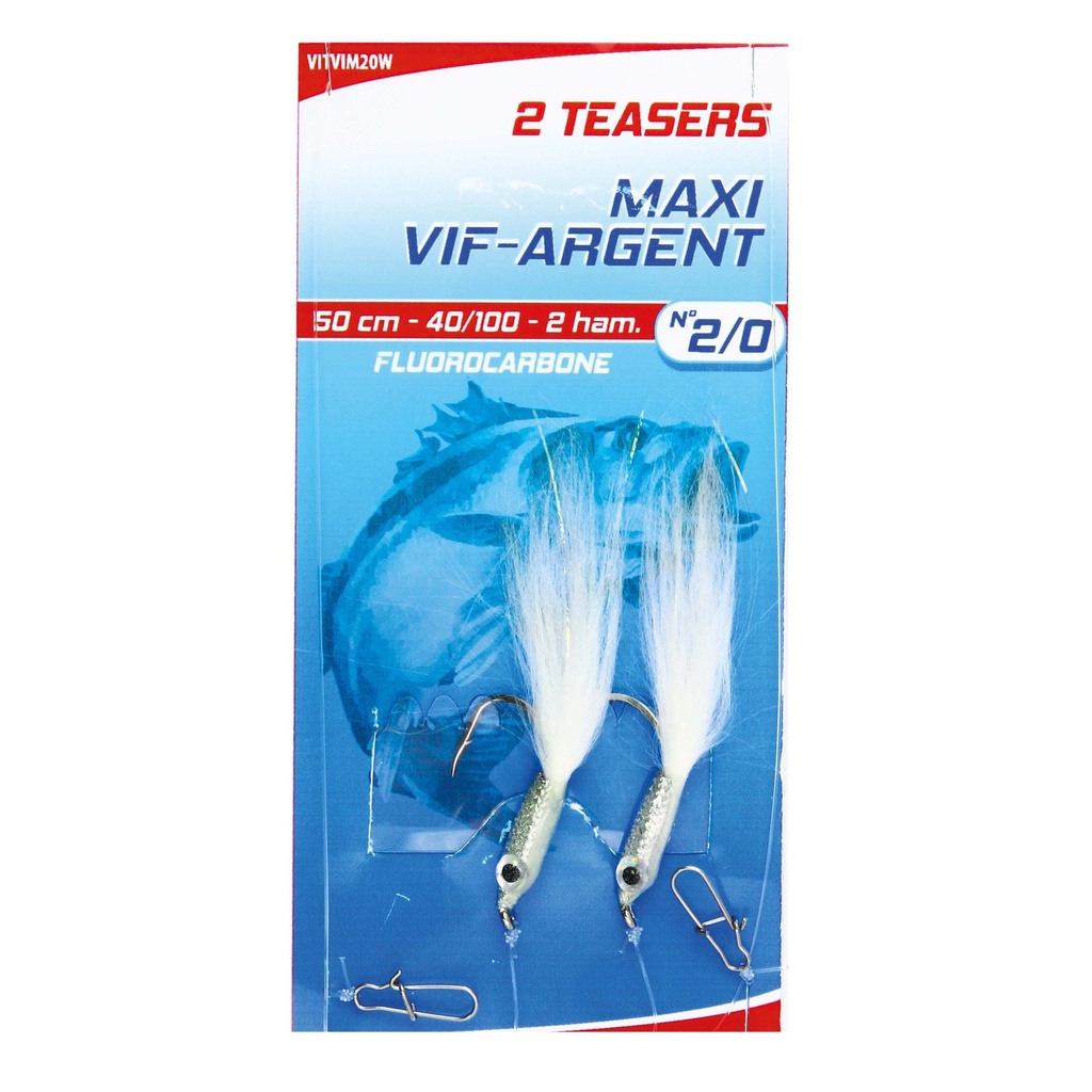 "TEASERS MONTÉS" VIF-ARGENT 2/0