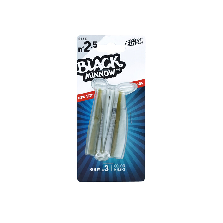 [BM3051] Corps Black Minnow Taille N°2.5 105mm (Khaki)