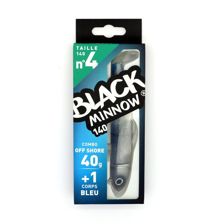 [BM199] Black Minnow Taille N°4 140mm (40 g, Khaki)