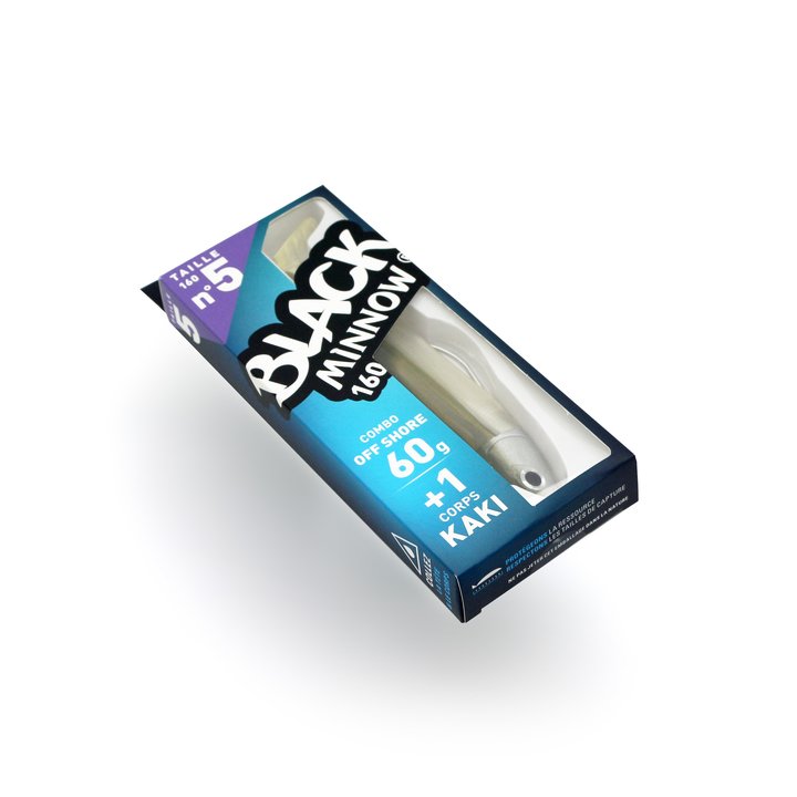 [BM204] Black Minnow Taille N°5 160mm (60 g, Khaki)