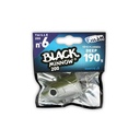 Têtes Plombées Black Minnow Taille N°6 200mm