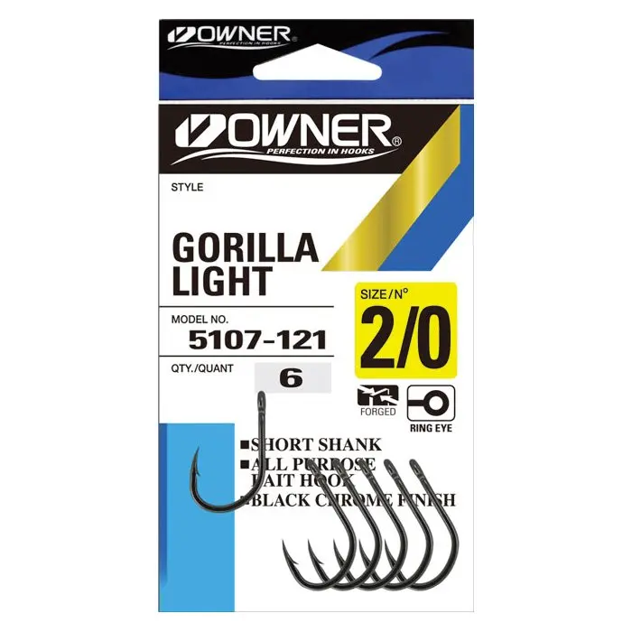 [5107-02] Hameçons Owner Gorilla Light (#2)