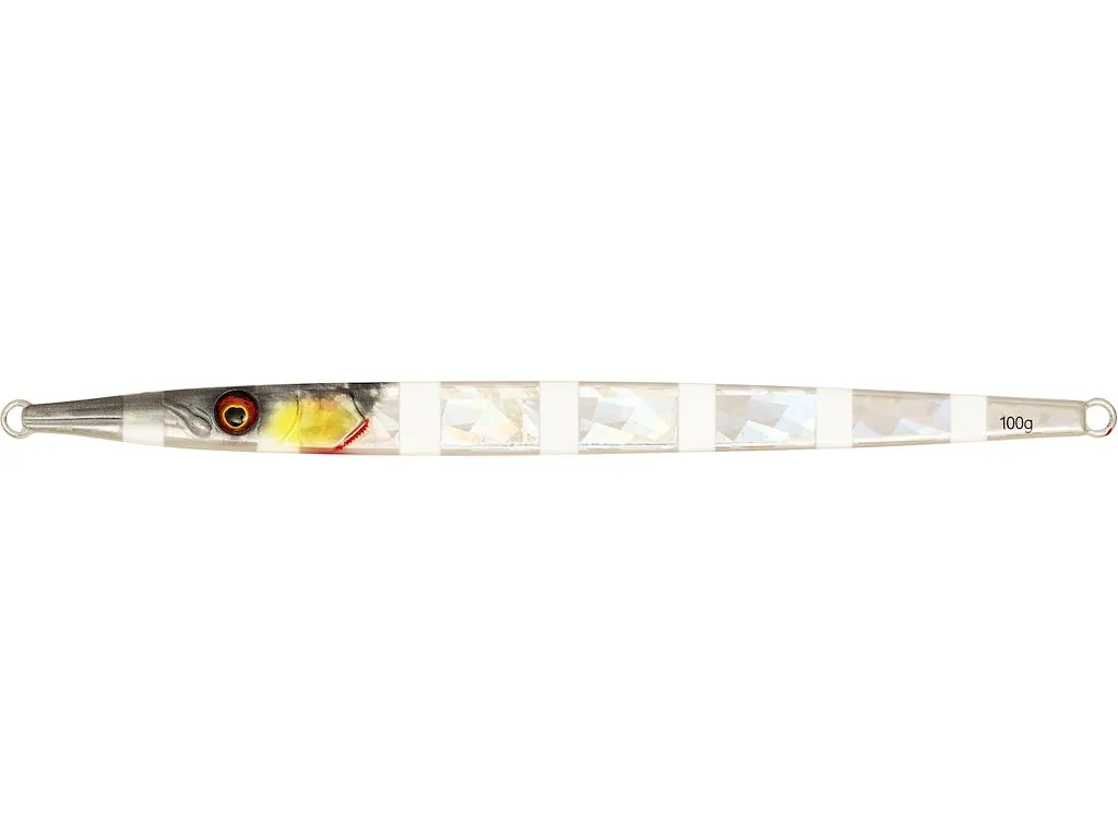 [S125-1417-184] JIG Flashin' Garfish (Zebra Glow)
